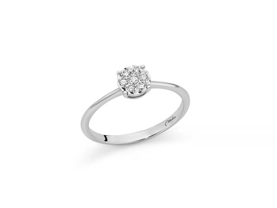 Anello Miluna Donna in Oro bianco Diamante LID4218 - LID4218